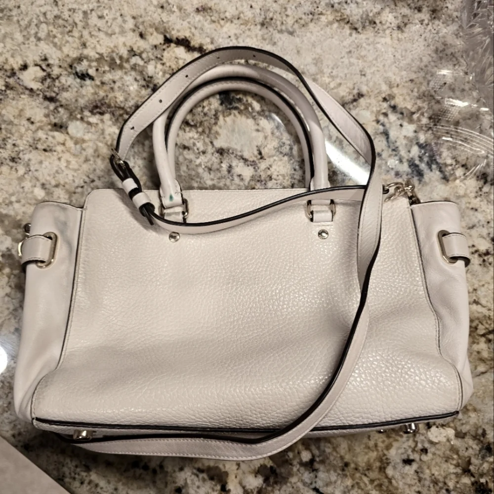 Coach Blake Carry All Purse in Cream Ivory Leather Crossbody or Shoulder - Picture 4 of 16